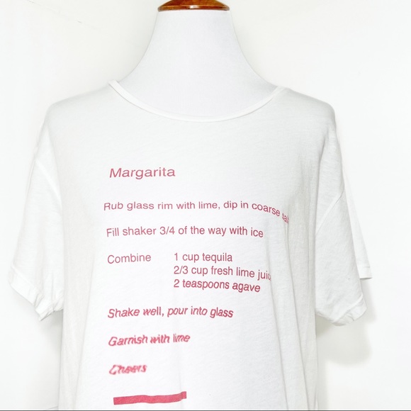 SOLD-Wildfox Margarita White Short Sleeve Tee - Picture 6 of 9